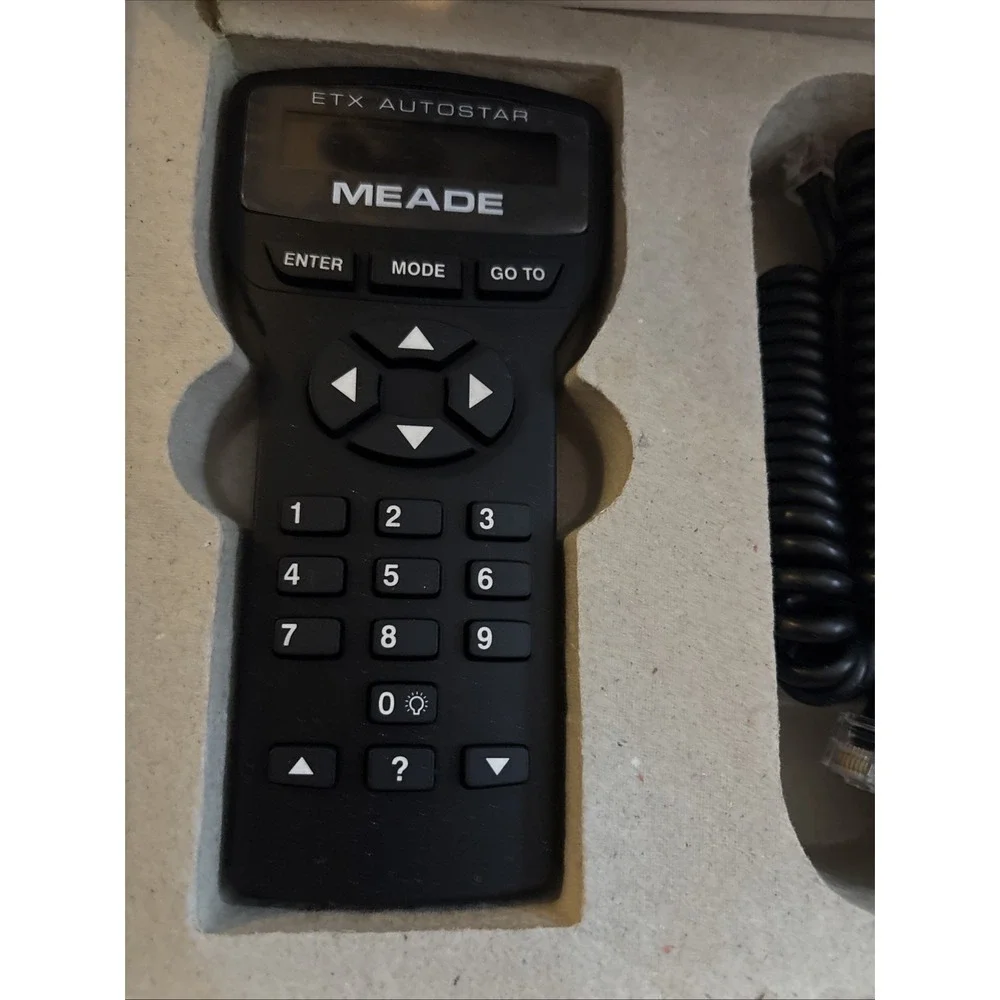 Meade #497 Autostar Computer Controller Hand Box Telescope Remote - BOXED - 074